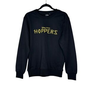 Disney Pixar Hoppers Sweatshirt Medium Black Crewneck Movie Promo Pullover Mens